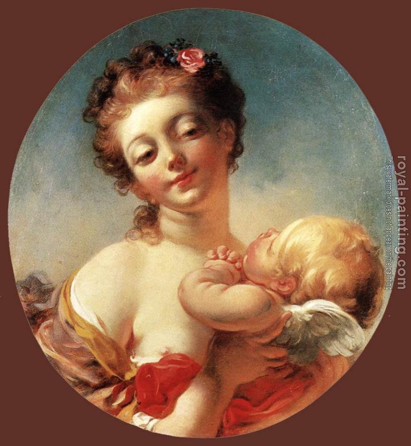 Jean-Honore Fragonard : Venus and Cupid